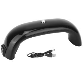 Portable 9W UV LED Nail Drying Lamp (Option: 9WUVNailLamp(Black))