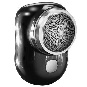 Electric Razor for Men Mini Shaver Portable Pocket Size Shaver USB Rechargeable Dry Usage for Home Travel Office (Option: ElectricRazor(Black))