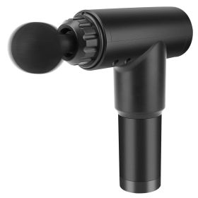 Percussion Massage Gun Rechargeable Deep Tissue Vibration Massager Handheld Leg Body Cordless Massager w/ 4 Interchangeable Heads 6 Intensity (Option: HandheldMassageGun(UK))